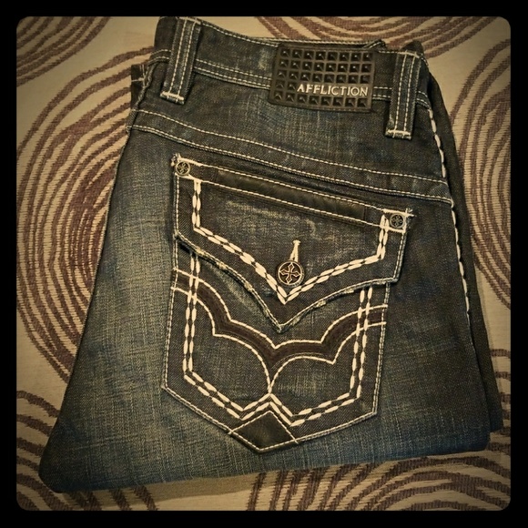 affliction black premium jeans